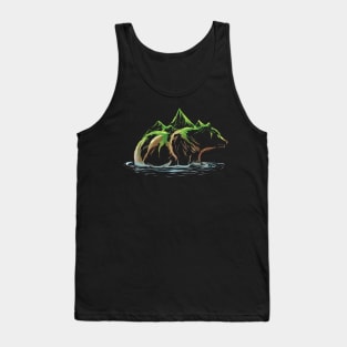 Bear Grizzly Conservation Tank Top